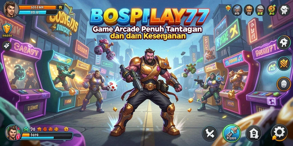 Screenshot permainan BOSPLAY77 menunjukkan aksi yang seru dan menyenangkan.