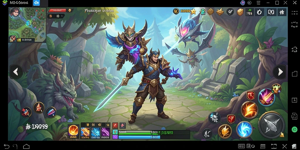 Screenshot gameplay IDR89 yang menunjukkan petualangan seru dalam dunia MMORPG.