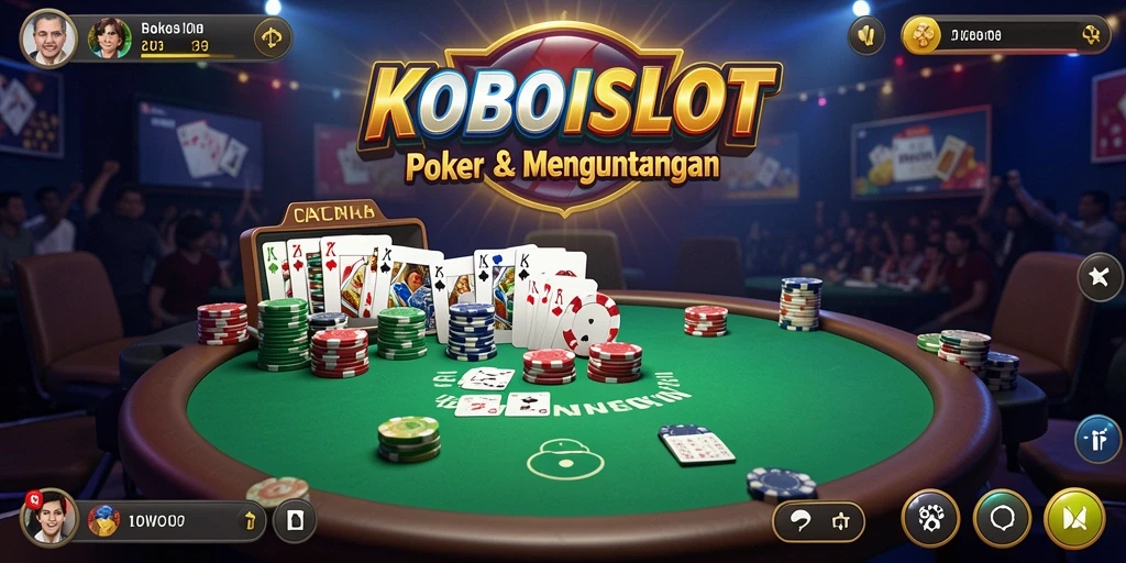 Tampilan gameplay seru dan interaktif dalam KOBOISLOT.