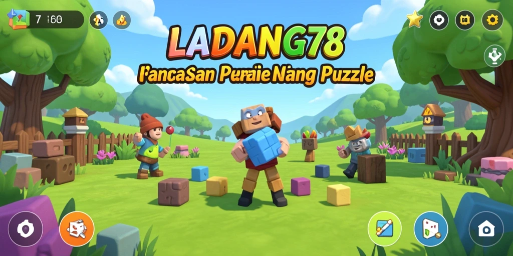Tampilan menarik dari gameplay LADANG78 yang penuh tantangan Puzzle.