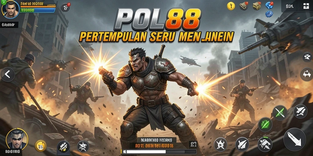 Tangkapan layar aksi POL88 menampilkan pertempuran epik.