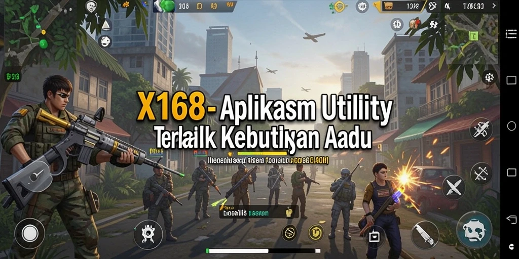 Screenshot utama X168 menunjukkan kemudahan penggunaan aplikasi Utility.