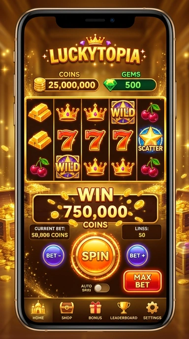 Proses pengunduhan aplikasi yang cepat dan efisien di luckytopia.